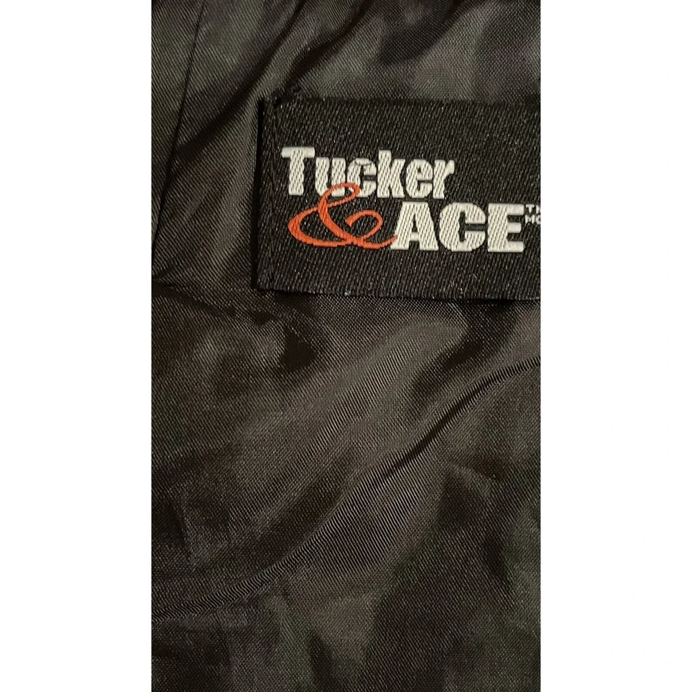 Biker outfit for Dogs TUCKER & ACE Black Motorcycle Skull Jacket M Halloween